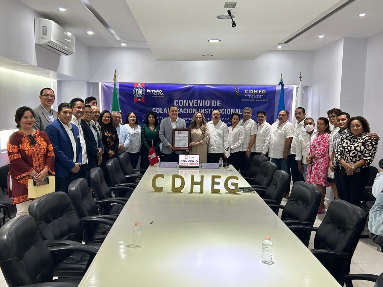 Convenio Marco de Colaboración Institucional, que impulsará estrategias en materia de educación.